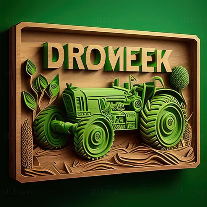 3D model John Deere Drive Green game (STL)